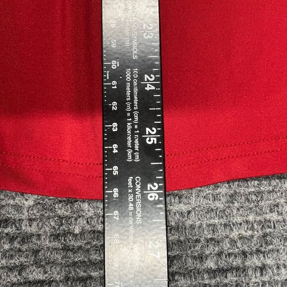 Reebok Mens Large Red Sleeveless Performance Muscle Shirt‎ Workout Gym Pullover - Picture 6 of 6